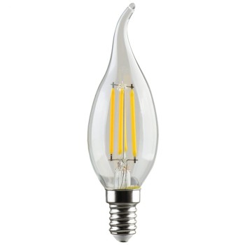 RP Κερί Τσουνί - 4W/E14/3000K/230V/Διάφανο-Filament Λάμπες LED Filament